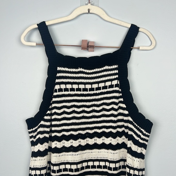 Joie black & white crochet sleeveless XL maxi dress NWT - Picture 9 of 11